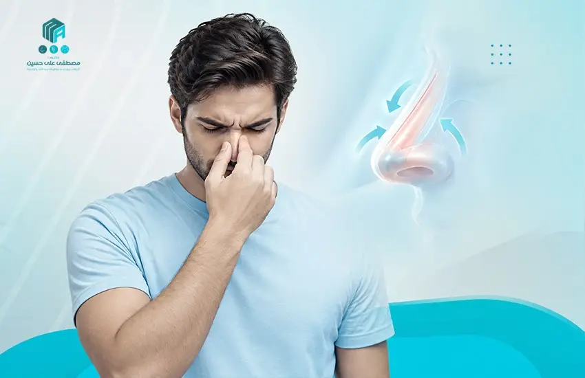 مساج الانف بعد عملية التجميل